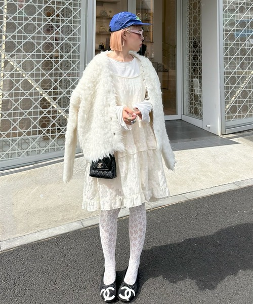 Alley Tokyo ワンピース フリルティアードキャミワンピミニ : ZOZOTOWN