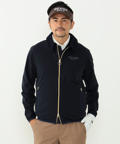 BEAMS GOLF（ビームス ゴルフ） ブルゾン LARGE ネイビー メンズ