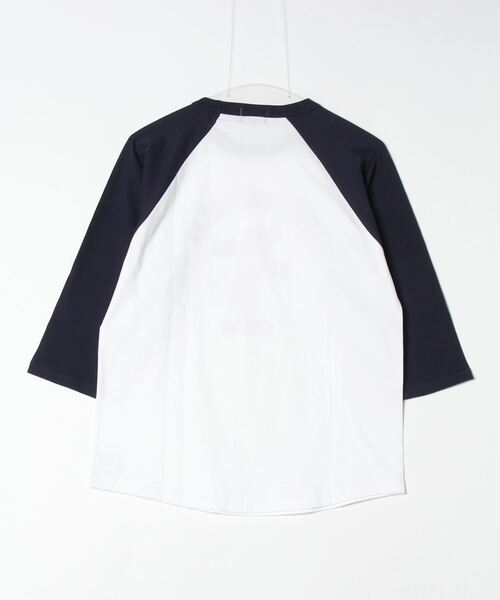 「ROTAR」 長袖Tシャツ LARGE ホワイト×ネイビー メンズ_画像2