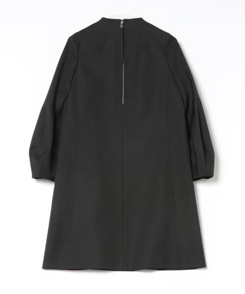 「LANVIN en Bleu」 長袖ワンピース 38 ブラック レディース_画像2