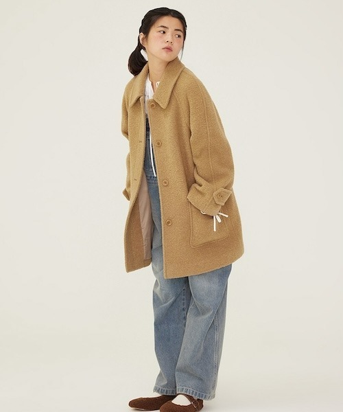 ジャケット・アウター tannat Boucle half coat COVERNAT（カバーナット） コート アウター WOMEN'S BOUCLE HALF COAT