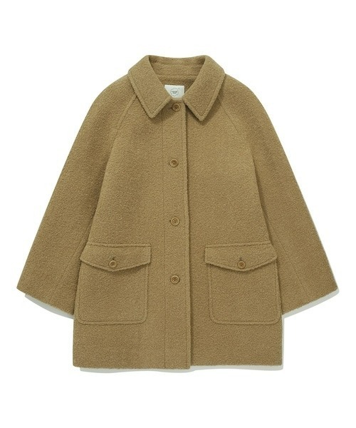 ジャケット・アウター tannat Boucle half coat COVERNAT（カバーナット） コート アウター WOMEN'S BOUCLE HALF COAT
