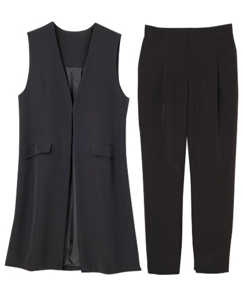 「RANAN」 セットアップ L ブラック レディース_画像4