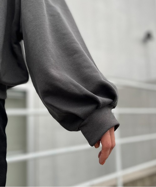 「mi via loca」 スウェットカットソー FREE 杢グレー レディース_画像3