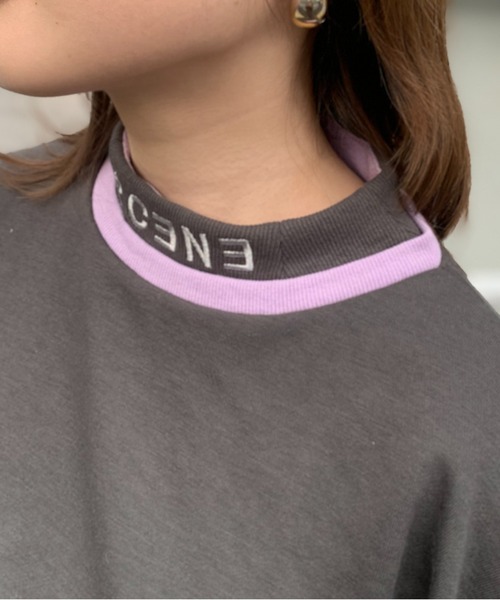 「mi via loca」 スウェットカットソー FREE 杢グレー レディース_画像8