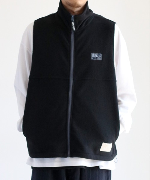 「DISCUS」 ベスト FREE ネイビー レディース_画像3