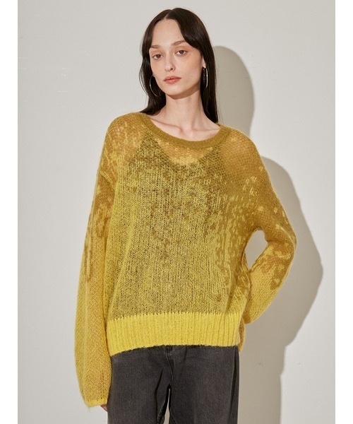 「styling/」 長袖ニット FREE ライトグレー レディース_画像9