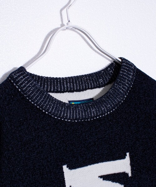 「Franklin Climbing」 長袖ニット M チャコールグレー メンズ_画像8