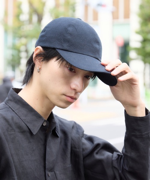 【新品未使用】Nine Tailor キャップ Nine Tailor（ナインテイラー） キャップ 帽子 × kuros'別注品」リネン