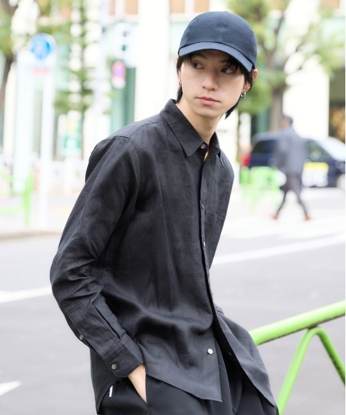 Nine Tailor（ナインテイラー） キャップ 帽子 × kuros'別注品」リネン