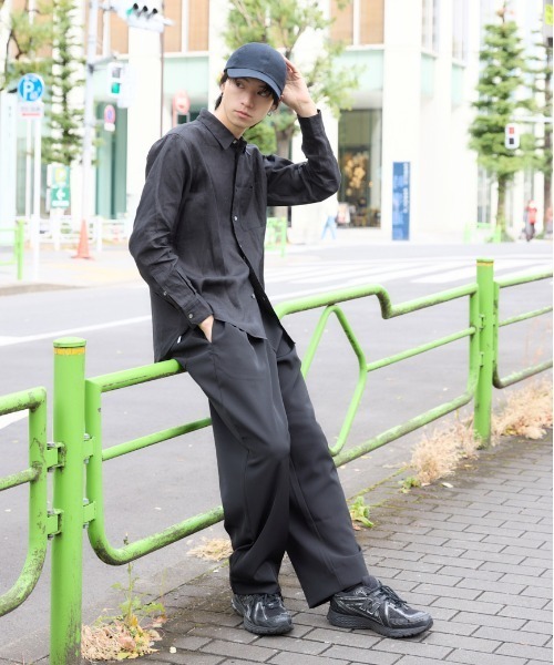 Nine Tailor（ナインテイラー） キャップ 帽子 × kuros'別注品」リネン