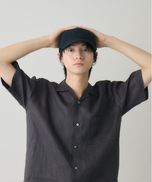 Nine Tailor（ナインテイラー） キャップ 帽子 × kuros'別注品」リネン