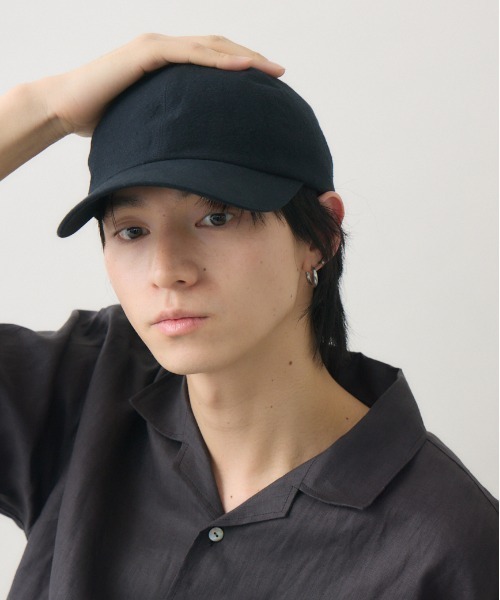 Nine Tailor（ナインテイラー） キャップ 帽子 × kuros'別注品」リネン