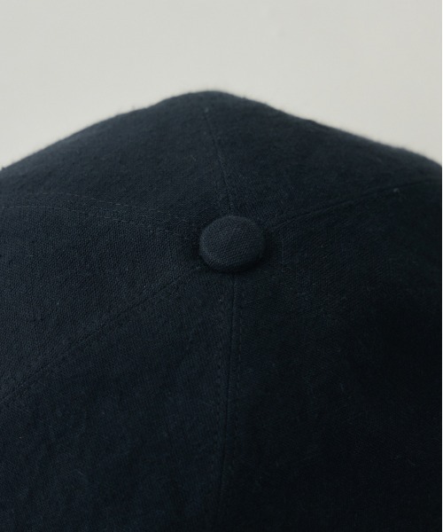 Nine Tailor（ナインテイラー） キャップ 帽子 × kuros'別注品」リネン