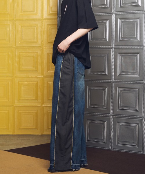 maison special ワイドデニムパンツ MAISON SPECIAL（メゾンスペシャル） ワイドパンツ ジーンズ 「UNISEX