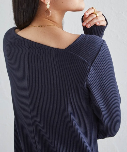 「RANAN」 長袖ワンピース L ブラック レディース_画像9