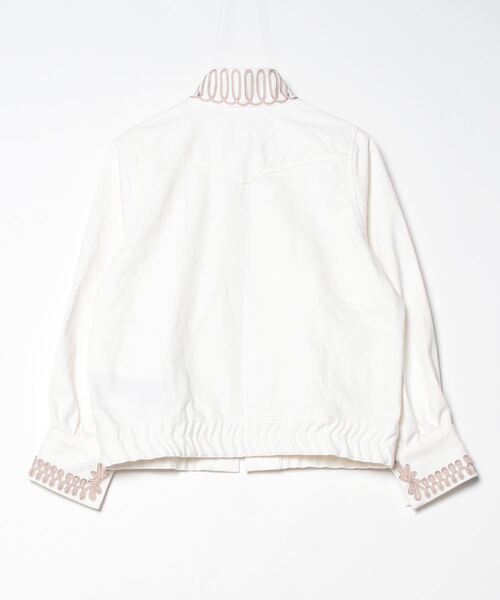 「LOKITHO」 ブルゾン ONE SIZE ホワイト レディース_画像2