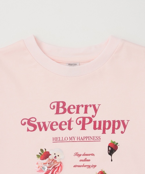 mezzo piano Junior（メゾピアノ ジュニア） tシャツ ストロベリー