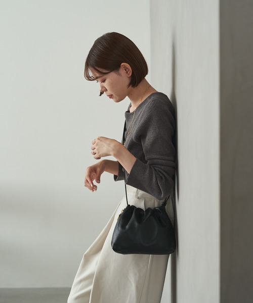 「russet」 ショルダーバッグ FREE ベージュ レディース
