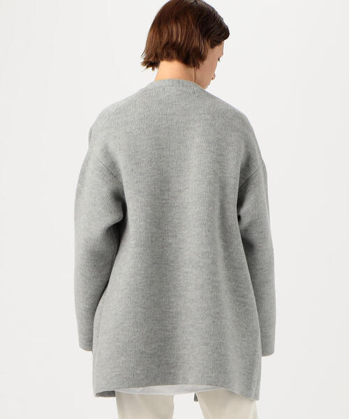 「GALERIE VIE」 ニットカーディガン 36 ネイビー レディース_画像5