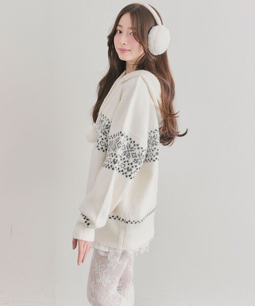 「OLIVE des OLIVE」 プルオーバーパーカー FREE ピンク レディース_画像3