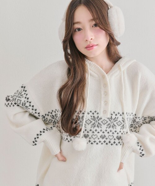 「OLIVE des OLIVE」 プルオーバーパーカー FREE ピンク レディース_画像7