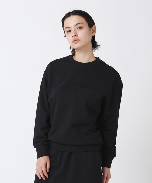 「ZUCCa」 スウェットカットソー M size ブラック メンズ_画像2