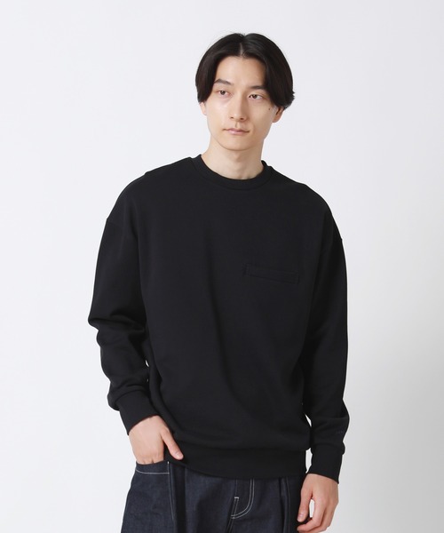「ZUCCa」 スウェットカットソー M size ブラック メンズ_画像5
