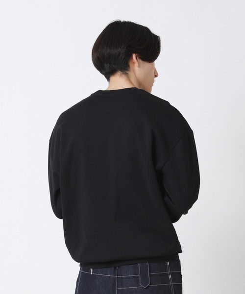 「ZUCCa」 スウェットカットソー M size ブラック メンズ_画像7