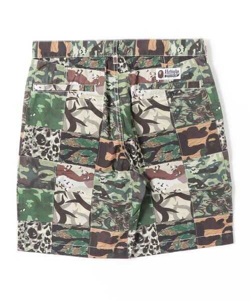 パンツ CAMO PATCHWORK SHORTS メンズの画像