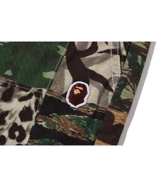 パンツ CAMO PATCHWORK SHORTS メンズの画像