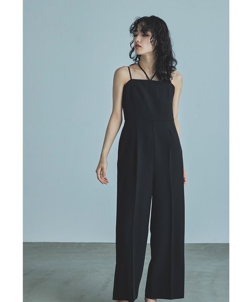 「niana」 パンツドレス M チャコール レディース_6