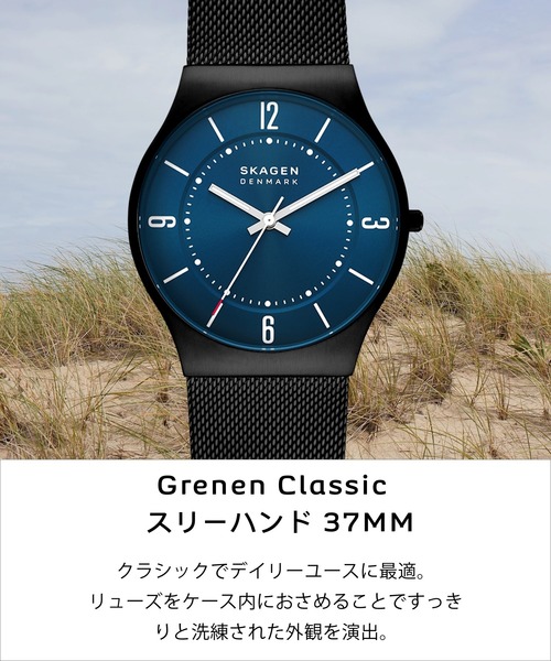 SKAGEN（スカーゲン） アナログ腕時計 FREE ブラック メンズ 