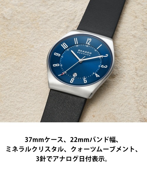 SKAGEN（スカーゲン） アナログ腕時計 FREE ブラック メンズ 