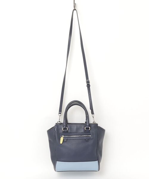 【極美品】　COACH ハンドバッグ　レザー　2way ネイビー COACH（コーチ） 2WAYバッグ - ネイビー レディース : ZOZOTOWN Yahoo