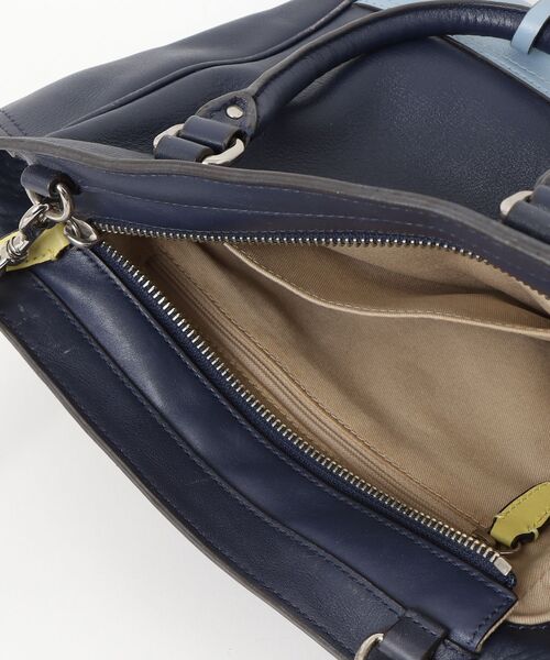 【極美品】　COACH ハンドバッグ　レザー　2way ネイビー COACH コーチ ショルダーバッグ 2WAY ハンドバッグ レザーグリッター