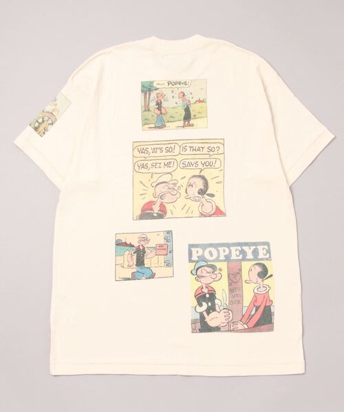「BEAMS BOY」 Tシャツワンピース「popeyeコラボ」 ONE SIZE ベージュ レディースの画像