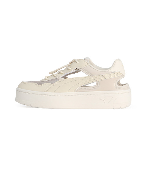 「PUMA」 ローカットスニーカー 25.5cm ホワイト系その他 レディース_画像3