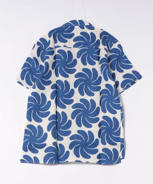 OAS（オーエーエス） シャツ 半袖 SS SHIRT/OAS / 渦巻き総柄オープン 