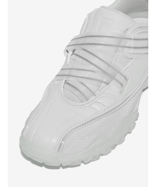 「FILA」 ローカットスニーカー 25.0cm グレー レディース_画像7
