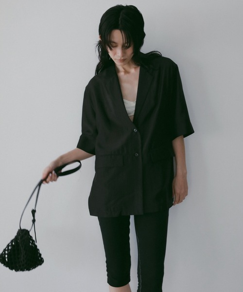 anuke（アンヌーク） ジャケット テーラードジャケット Sheer