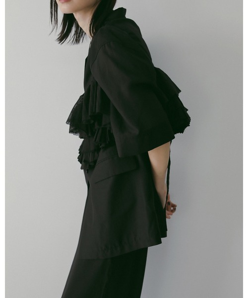 anuke（アンヌーク） ジャケット テーラードジャケット Sheer