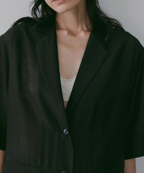 anuke（アンヌーク） ジャケット テーラードジャケット Sheer