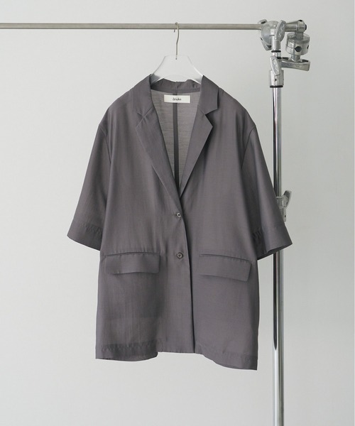 anuke（アンヌーク） ジャケット テーラードジャケット Sheer