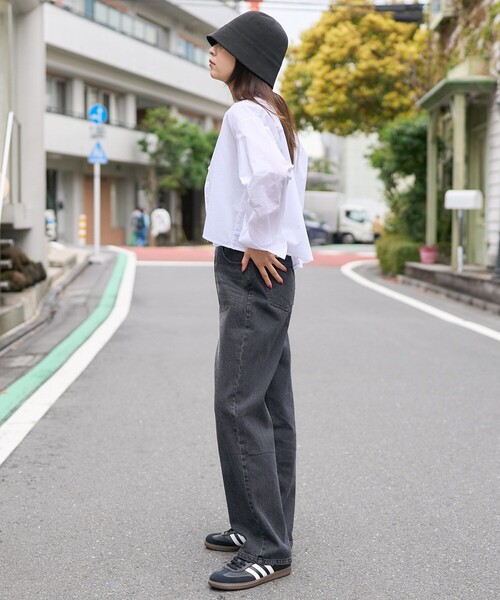 「U.S. POLO ASSN.」 長袖シャツ フリ- ブルー レディース_画像4