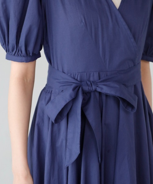 「M.deux」 半袖ワンピース MEDIUM ベージュ レディース_画像7