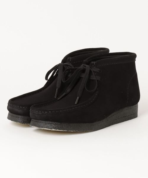 Clarks（クラークス） ハイカットスニーカー L ブラック メンズ