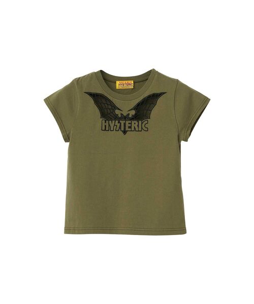 HYSTERIC GLAMOUR（ヒステリックグラマー） tシャツ BAT WEB刺繍 チビT