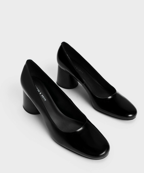 「CHARLES & KEITH」 パンプス 25cm ブラック レディース_画像2