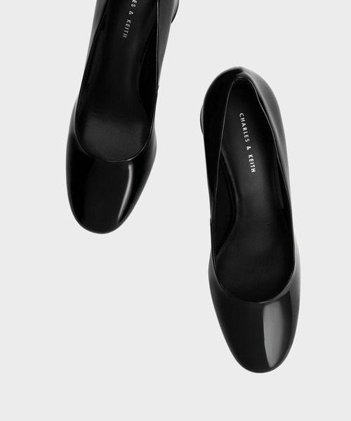 「CHARLES & KEITH」 パンプス 25cm ブラック レディース_画像3